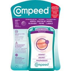 Verpackung von Compeed-Pflastern zur Behandlung von Herpesbläschen.